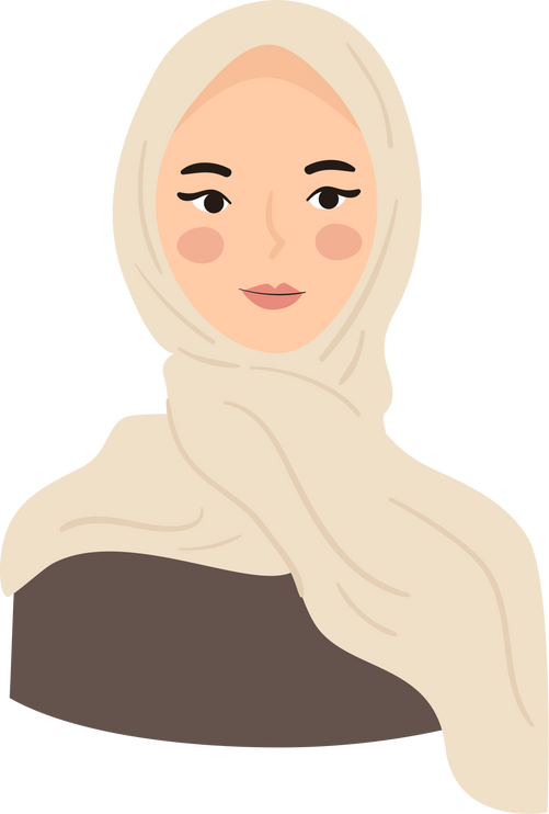 stylish hijab woman